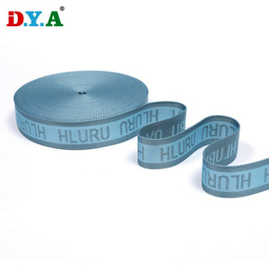 Nhà máy giá tốt biểu tượng tùy chỉnh jacquard polyester vải dệt dây đeo băng cho túi may mặc - Product Image 2