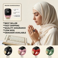 Compteur de Prières Intelligent Musulman (Tasbih) en Forme d'Anneau Portable - Fournisseur d'Applications de Zikr Islamiques, Contrôle par App, Plastique IP68, ODM, Anillo