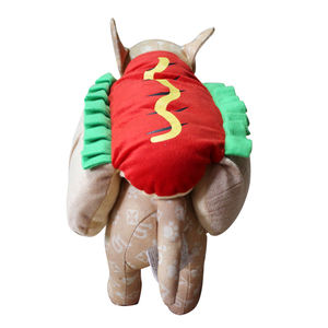 Bonito disfraz de perro caliente para mascotas, diseño de disfraz de perro hamburguesa, ropa de vacaciones para mascotas, ropa para perros salchichas - Product Image 2