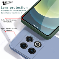 Pour One Plus 10 Pro Housse Silicone Liquide Coque Souple pour OnePlus 10 10R 10T OnePlus10 Pro OnePlus10R Coque de Téléphone Antichoc