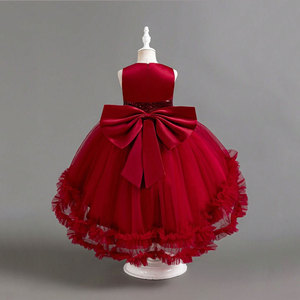 Elegante Vestido de Gala para Niña con Falda de Tul Abombada y Cinturón de Lentejuelas para Fiesta, Princesa, Cumpleaños, Boda y Eventos Formales - Product Image 2