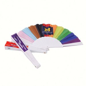 Regalos Promocionales, Abanicos Chinos Personalizados con Diseño Artístico, Impresión en Plástico para Publicidad y Promoción - Product Image 2