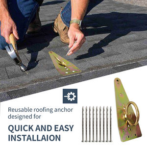 JH-Mech Support de toit OEM Anneau de taureau personnalisé Acier temporaire réutilisable de sécurité pour l'<span class=keywords><strong>ancrage</strong></span> de toit à usage industriel et de construction - Product Image 4