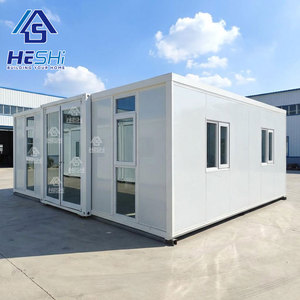 Maison conteneur préfabriquée personnalisée extensible de 20 pieds ou 40 pieds, villa préfabriquée, maison portable avec 2, <span class=keywords><strong>4</strong></span> ou 5 chambres - Product Image 1