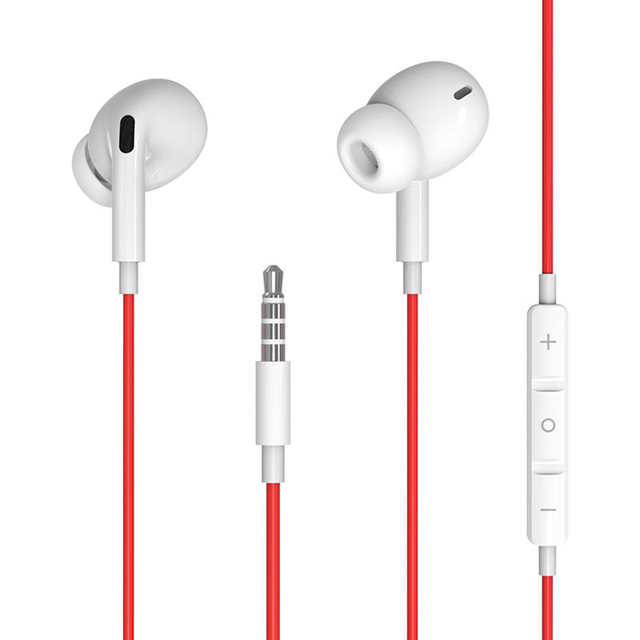 3.5mm Headphones With Microphone In-ear Headphones Wired Stereo for Mobile Phone