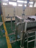 Presse à filtre manuelle à plaques et cadres en acier inoxydable DZ Material SS304 ou SS316L, résistante à la corrosion