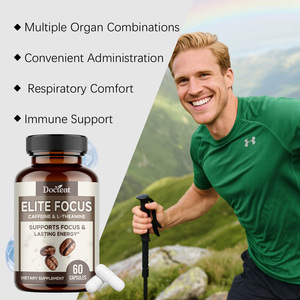 Capsule Smart Focus Formula con Caffeina e L-Teanina, Miscela Elite per Concentrazione e Energia Duratura, Integratore Alimentare - Product Image 6