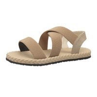 Haute qualité femmes bout ouvert sandales romaines respirant décontracté grande taille Sports de plein air chaussures de marche tendance de la mode pour l'été