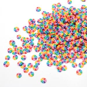 Vente chaude 5mm Doux Non-toxique Polymère Argile Bonbons Tranches Figurine Sprinkles pour Slime Artisanat <span class=keywords><strong>Faire</strong></span> - Product Image 2