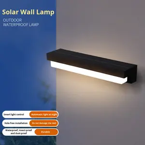 <span class=keywords><strong>Lampe</strong></span> <span class=keywords><strong>solaire</strong></span> à induction LED, <span class=keywords><strong>lampe</strong></span> murale extérieure, <span class=keywords><strong>lampe</strong></span> de jardin extérieure étanche pour cour, <span class=keywords><strong>lampe</strong></span> de rue - Product Image 3