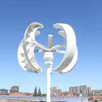 Elege 800w Vente en gros Type de lanterne rouge Petite éolienne verticale Générateur magnétique Mini générateur de moulin à vent