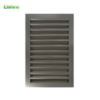 Grille d'aération moderne personnalisée en alliage d'aluminium à double ou simple déflection pour sortie de climatisation, réglable