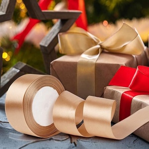 Gordon Ruy Băng Bán Buôn 25 Yards Đầy Màu Sắc Cổ Phiếu Singled Gấp đôi Phải Đối Mặt Với Satin Ribbon 1.5 Inch Tùy Chỉnh Băng Cho Món Quà Gói - Product Image 1