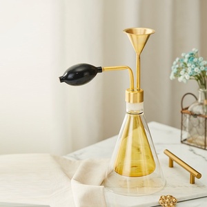 Fabrik-Großhandel Messing-Glas-Duftflasche mit individuellem Logo für Kaffeebohnen, Tee, Parfüm, ätherische Öle – Dufttester mit Luftballon - Product Image 3