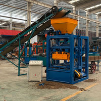 Ligne de fabrication de pavés et de briques creuses en ciment hydraulique entièrement automatique J4-24 la plus vendue - Machine à fabriquer des blocs de béton