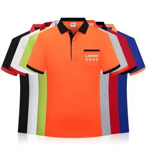 Custom Logo Unisex Chef Polo Shirts Spring Summer Catering Hotel Workwear Restaurant Uniform Kitchen Short Sleeve Clothes Waiter