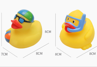 Vente en gros de canards de plongée en caoutchouc jaune en PVC écologique, personnalisés, propres et de bonne qualité, pour la promotion et la décoration de cadeaux