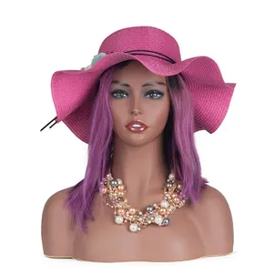 Оптовая продажа, дешевые женские парики в натуральную величину, шляпы, солнцезащитные очки, ювелирные изделия, манекен, голова, дисплей, кукла для продажи