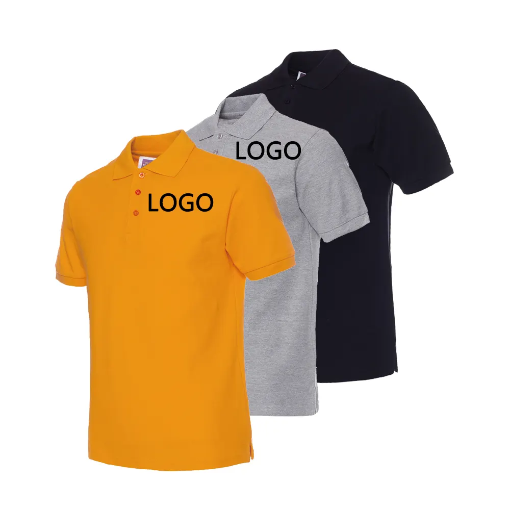 Groothandel Polo Shirts Custom Design Lege Polo Shirt Sublimatie Logo Polo Shirt