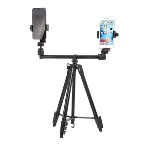 מתכוונן אופקי מורחב זרוע נייד חצובה stand עבור טלפון מצלמה טבעת אור וידאו הקלטה - Product Image 1