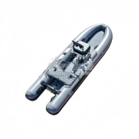 Canoë 400 cm gris clair homologué CE, idéal pour la pêche et le plaisir – Meilleures ventes à prix abordable