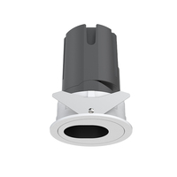 Étanche ip44 IP65 IP54 12W réglable sans garniture encastré dimmable spot down downlights pour hôtel salle de bain cuisine