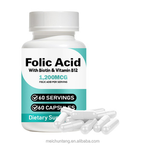 Integratore Alimentare Naturale in Capsule con Acido Folico, Biotina e Vitamina <span class=keywords><strong>B12</strong></span> per Donne e Adulti, Supporto per Capelli, Pelle, Unghie ed Energia - Product Image 2