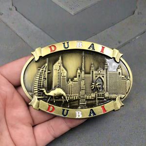 Imán de Refrigerador de Metal Esmaltado Retro, Personalizado, con Paisaje 3D, para Regalos y Recuerdos - Product Image 3