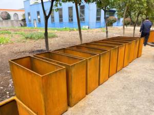 Planteur durable de <span class=keywords><strong>pot</strong></span> de boîte à fleurs de conception classique simple d'emballage plat pour les plantes extérieures et la décoration de jardin - Product Image 5