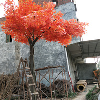 Arbre d'érable artificiel, taille personnalisée, durée de vie de 10 ans, banyan d'automne, décoration pour la maison et les restaurants, grande qualité, extérieur