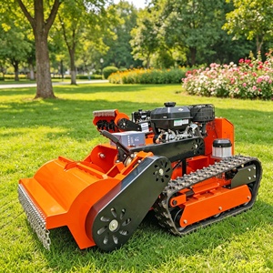 Cortadora de césped con control remoto inalámbrico GPS, máquina pionera todoterreno personalizable para agricultura y silvicultura en pendientes. - Product Image 3