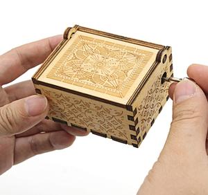 No se puede evitar enamorarse Caja de música de madera, cajas musicales grabadas antiguas Estuche Regalos <span class=keywords><strong>para</strong></span> amante, niño y <span class=keywords><strong>novia</strong></span>, esposo, esposa - Product Image 5