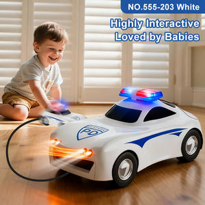 Voiture jouet personnalisée à suivi automatique de ligne, véhicule de <span class=keywords><strong>patrouille</strong></span> intelligent avec chargeur USB et lumières LED - Product Image 3