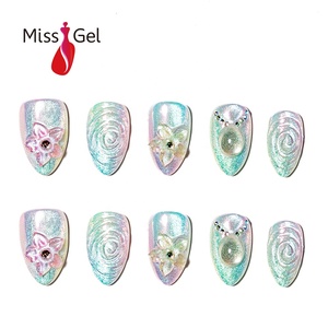 <span class=keywords><strong>Uñas</strong></span> Aurora Cat Eye de Alta Calidad, <span class=keywords><strong>Uñas</strong></span> Postizas Reutilizables, Venta al por Mayor, Juego de 32 Piezas, <span class=keywords><strong>Uñas</strong></span> Acrílicas Adhesivas con Pegamento - Product Image 1