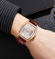 Montre-bracelet SKMEI 9306 à cadran texturé pour homme mature et élégant, avec fonction date, idéale pour les commandes en gros et les détaillants de style formel