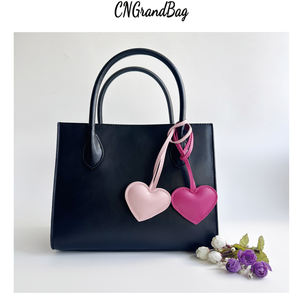 Изысканная многоцветная Подвеска из искусственной кожи в форме сердца, легкая креативная милая сумка, аксессуары с цепочкой для ключей - Product Image 2