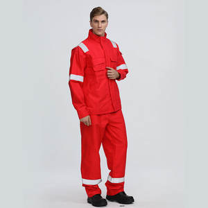 Conjunto de Ropa de Trabajo Ignífuga Newco, Manga Larga, Algodón Grueso, Uniforme de Invierno para Trabajadores, Tipo Dividido, Hecho a Medida - Product Image 3