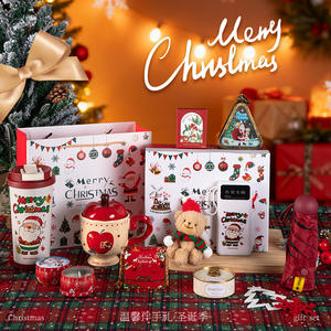 Creative <b>Christmas</b> Gift <b>Set</b> With Scented Candle Teddy Bear And <b>Mug</b> For Holiday Promotion - Product Image 3