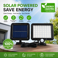 Lámpara Solar LED Impermeable para Exteriores con Sensor de Movimiento PIR, Lámpara de Seguridad LED Solar para Jardín, Patio