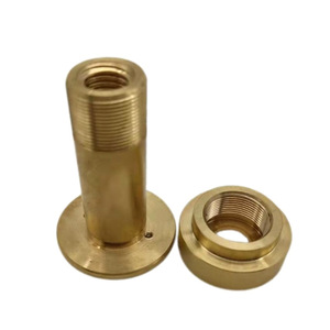 Piezas Roscadas de Latón Mecanizadas por Torno CNC, Componentes de Hardware para Instrumentos de Precisión, Torneado a Medida - Product Image 1