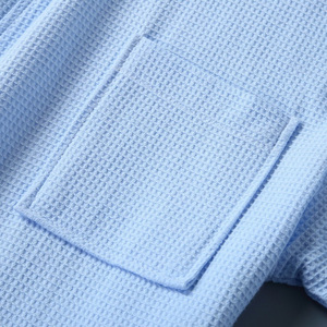 Basso Moq personalizzato ricamo logo Hotel di lusso in <span class=keywords><strong>cotone</strong></span> Waffle <span class=keywords><strong>accappatoio</strong></span> da <span class=keywords><strong>uomo</strong></span> e da donna per adulti <span class=keywords><strong>accappatoio</strong></span> stile Kimono SPA - Product Image 6