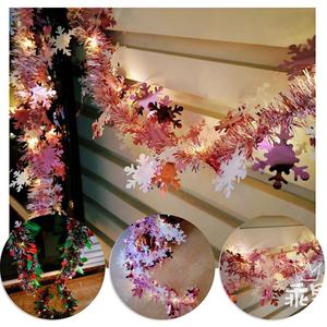 Bandes décoratives colorées en forme de flocons de neige pour sapins de Noël, ornements de fête de fin d'année, vente en gros - Product Image 1