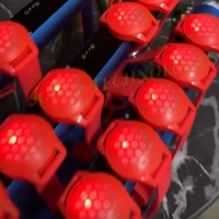 Gelang getar pergelangan tangan timer gelang pengingat waktu gesper jam lampu diaktifkan RGB bergetar atau gelang Lampu untuk tempat bermain