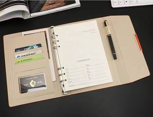 <strong>2023</strong> Lifestyle Blue A5 Refillable Ring Binder Vegan Leather Stationery Planner Journal Minimalistic <strong>Personalised</strong> Gifts Notebook - Product Image 6