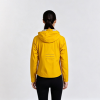 Veste de randonnée pour femme, enduite, coupe-vent, imperméable, respirante, avec fermeture éclair et col montant, pour l'été et l'automne, activités de plein air, OEM
