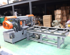 เครื่องตัดเหล็กเส้นแนวนอนอัตโนมัติเต็มรูปแบบสำหรับงานอุตสาหกรรม  แบบ CNC  พร้อมใบเลื่อยวงเดือน - Product Image 3