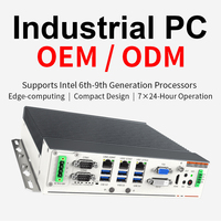 PC industriel embarqué sans ventilateur YANKONG, Intel Celeron, 64 Go DDR4, 1 To, 3xLAN, 6xUSB, 2xCOM, calcul en périphérie, IPC-Y6