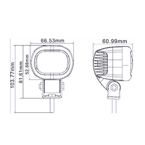<b>Led</b> <b>Light</b> Limit Work Dash <b>Lights</b> <b>Red</b> and Blue Safety Range <b>Light</b> - Product Image 6