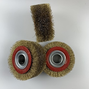 TDFワイヤーホイールグラインダーベンチ研削ワイヤーブラシ微細リダサー付き - Product Image 4