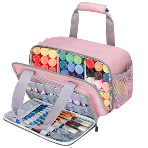 Large Marker Organizer Bag With Carrying Handle Aluminum Foil Liner Easy Cleaning Patented Design - Product Image 1